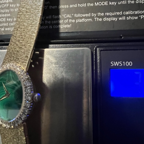 Rare Vintage Piaget Green Dial Ladies Diamond Watch - Picture 12 of 14